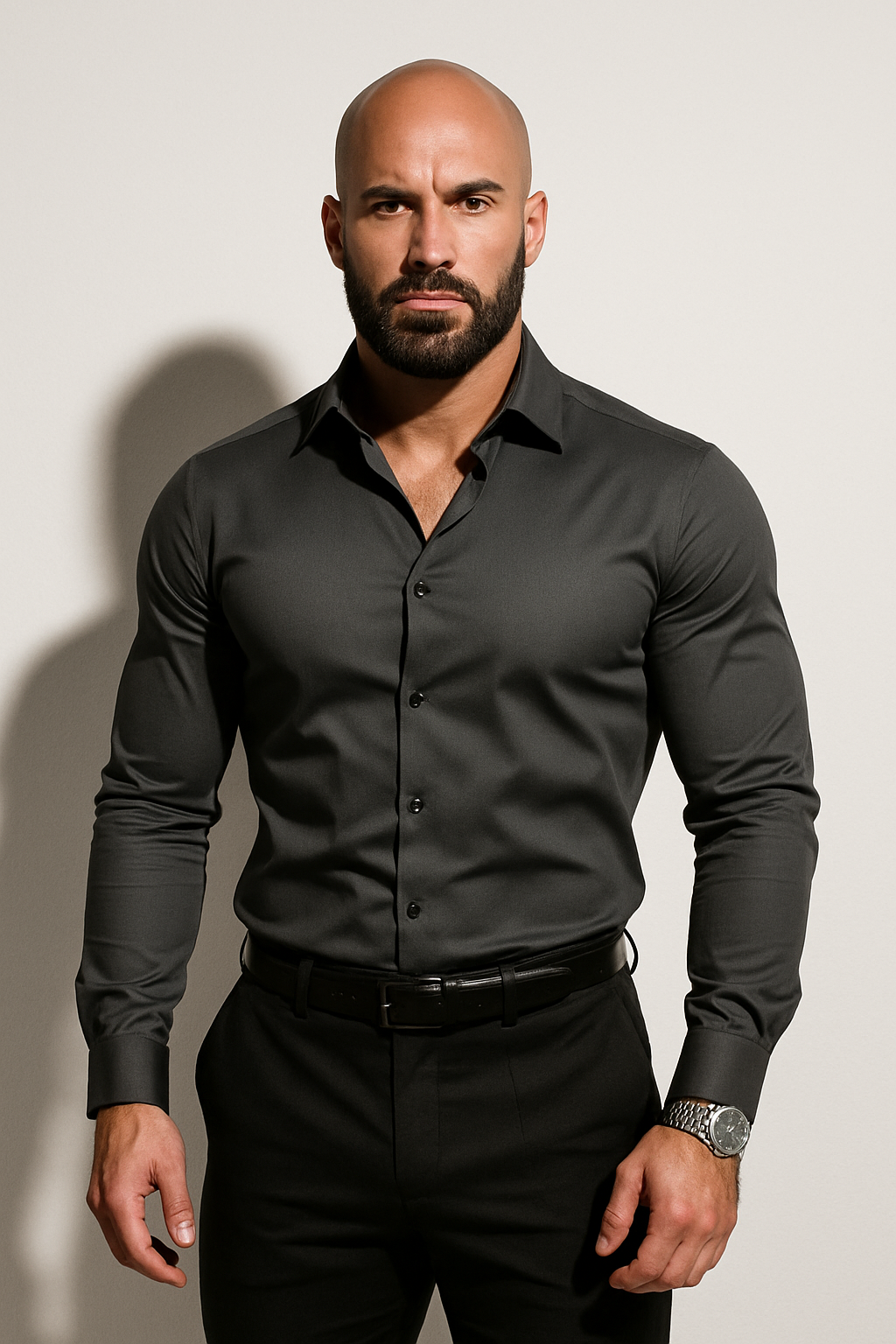 Long Sleeve Slim Fit Dress Shirt
