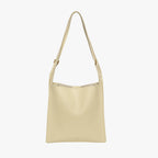 Vegan leather shoulder tote bag