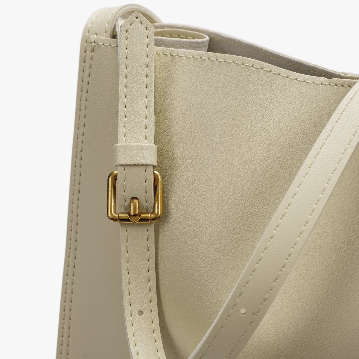 Vegan leather shoulder tote bag