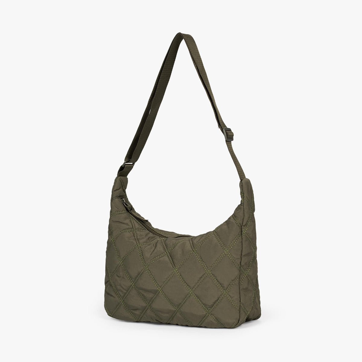Women's chic quilted puffer shoulder bag