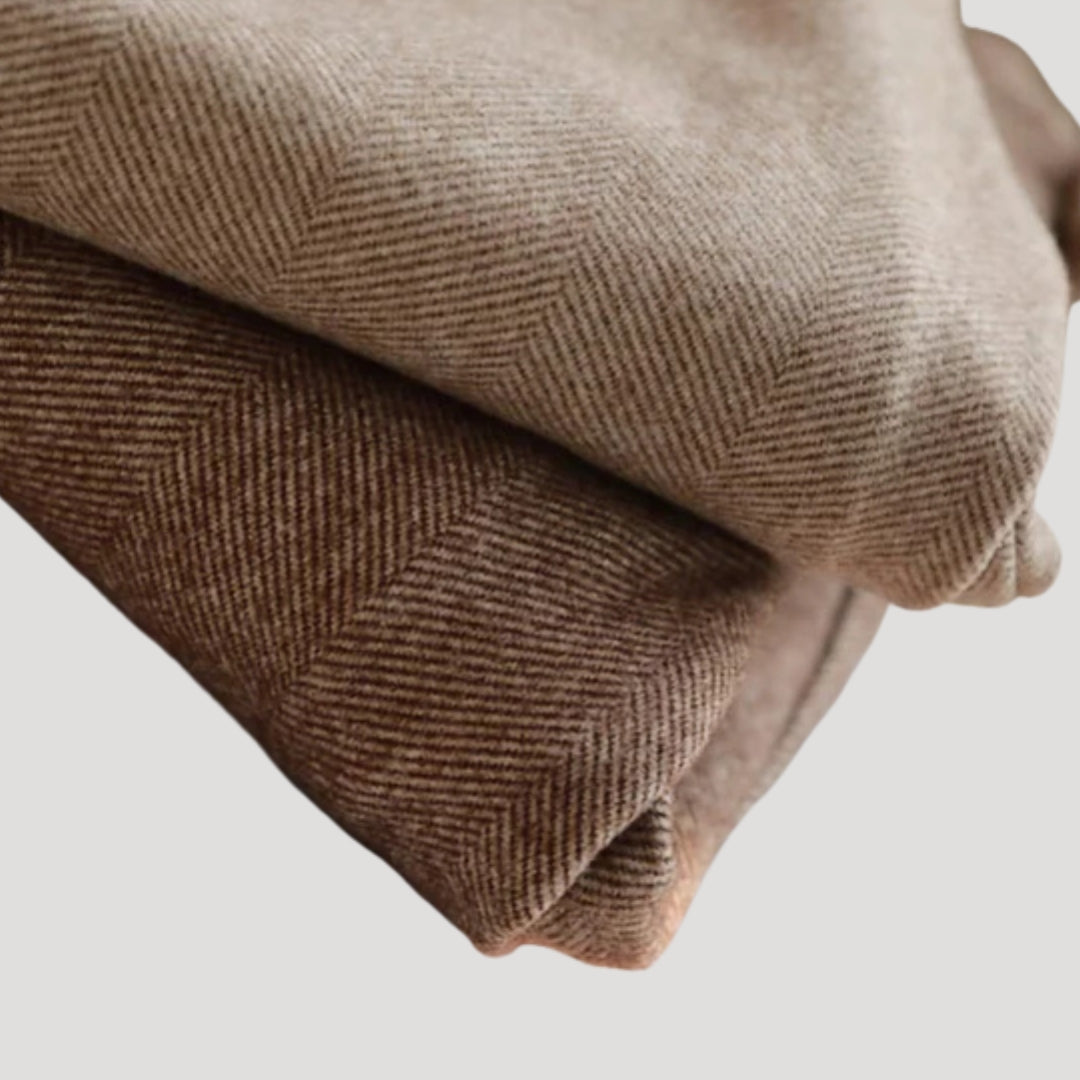 Smart Casual Herringbone Tailored Trousers