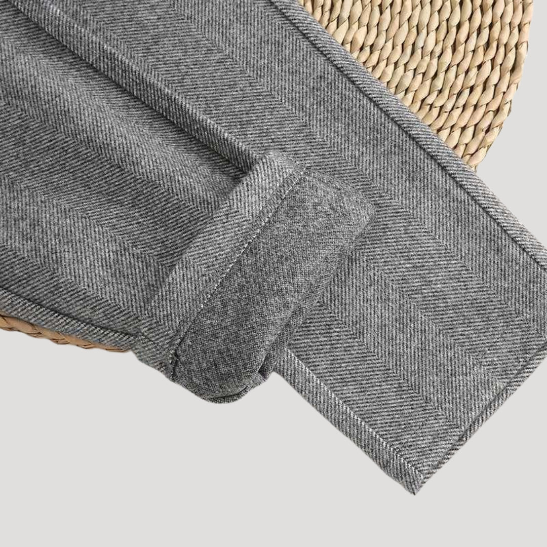 Smart Casual Herringbone Tailored Trousers