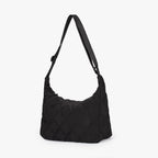 Women's chic quilted puffer shoulder bag