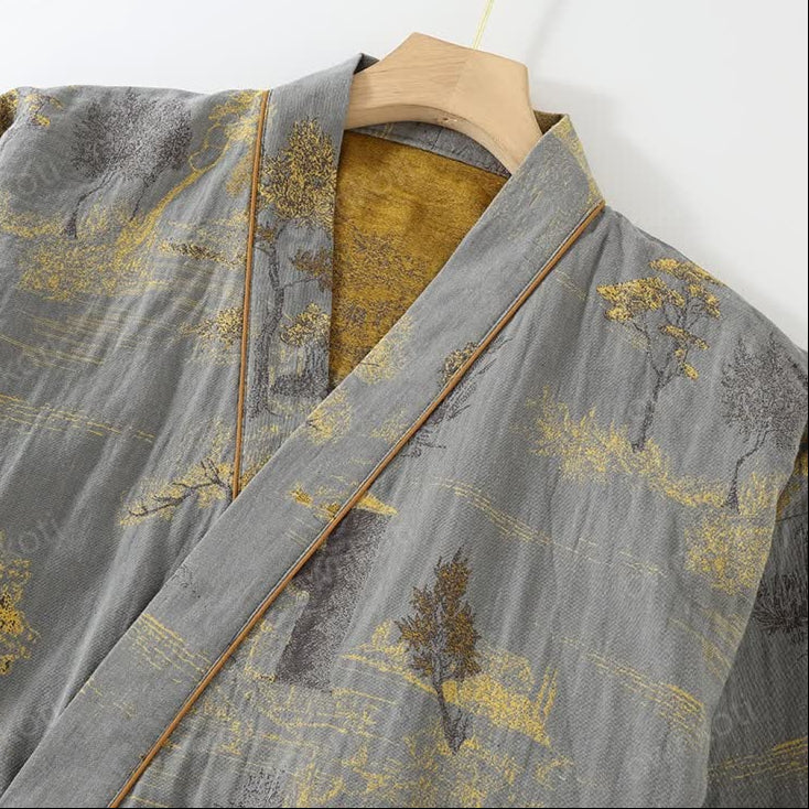 Pure Soft Cotton Kimono Sleepwear Set