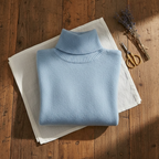 Lightweight knit turtleneck sweater