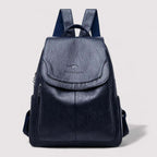 Women's Anti-Theft Leather Backpack
