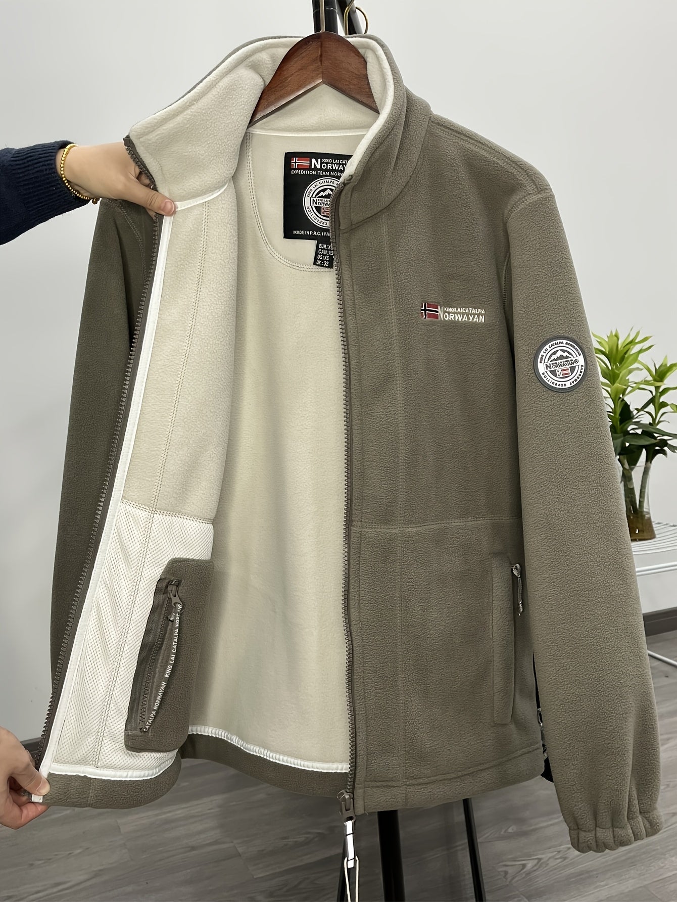Men's Full-Zip Warm Fleece Jacket
