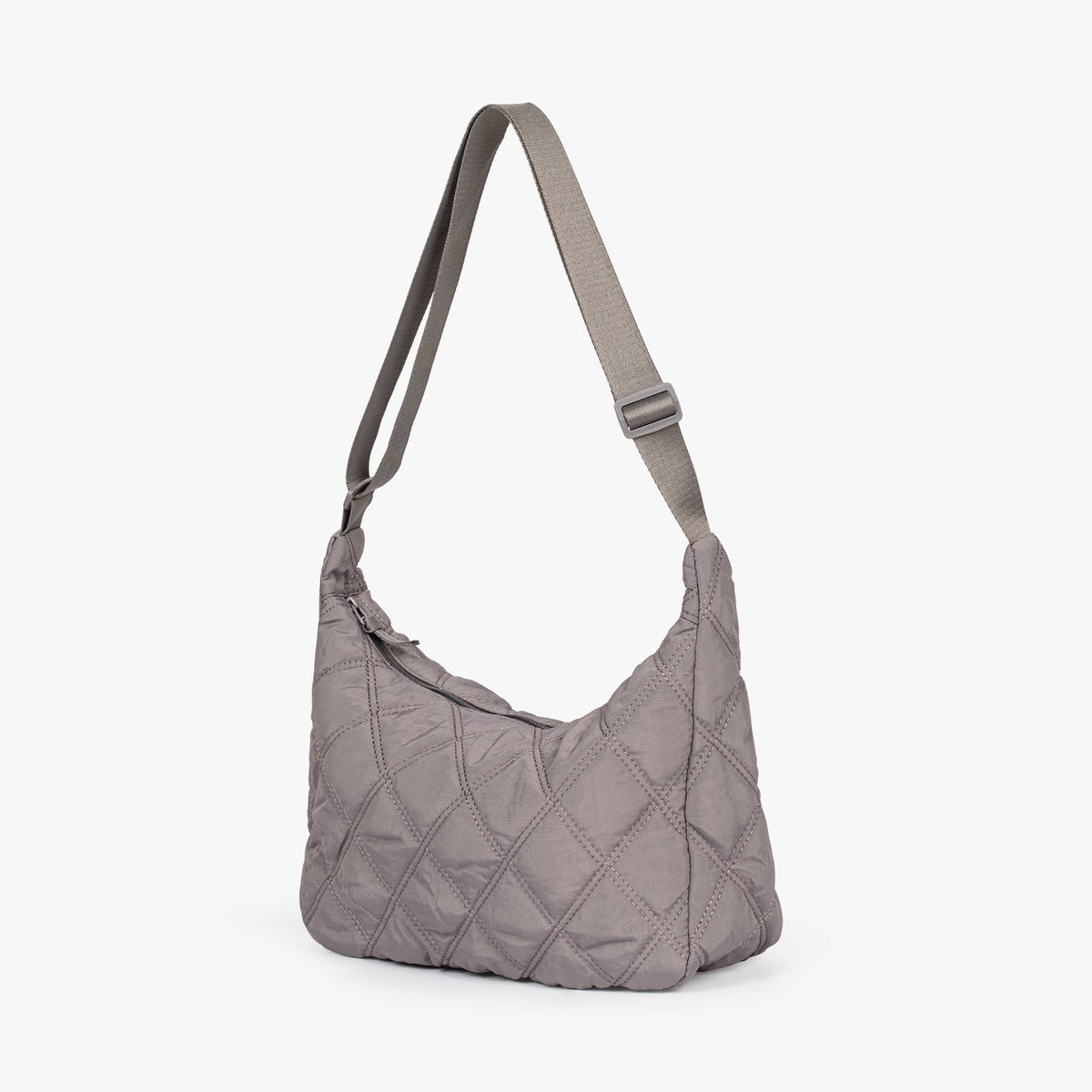 Women's chic quilted puffer shoulder bag