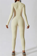 Seamless Half-Zip Jumpsuit