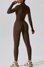 Seamless Half-Zip Jumpsuit