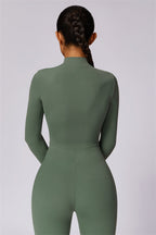 Seamless Half-Zip Jumpsuit