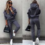 Women's Hoodie and Jogger Set Thick Soft Fabric