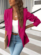 Lightweight tailored blazer in pink