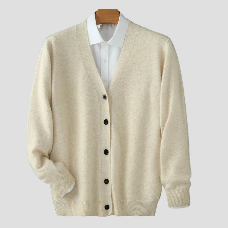 Fine Knit Cashmere Cardigan