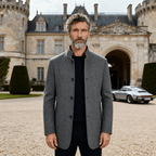 Men's Wool Blend Short Coat Casual Fit