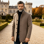 Men's Wool Blend Short Coat Casual Fit