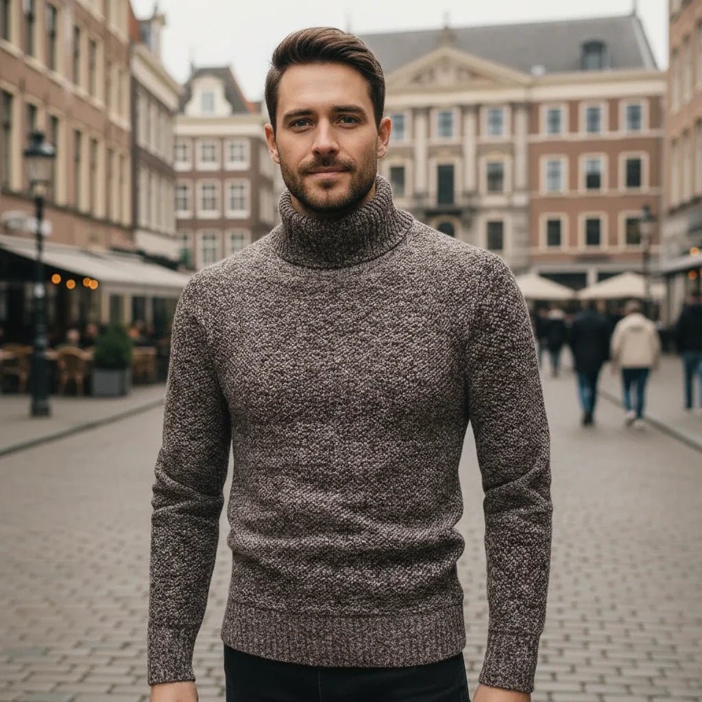Classic Knitted Turtleneck Sweater