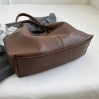 Women's chic vegan leather hobo tote bag