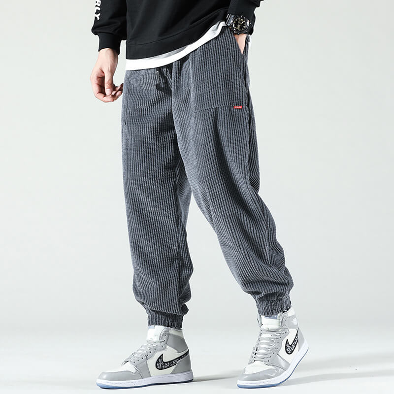 Wide Leg Corduroy Trousers