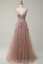 Ball Gown Lace Appliqué Floor-Length Formal Gown