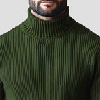 Men's Heavy Knit Turtleneck Sweater