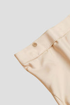 High Waist Draped Midi Skirt