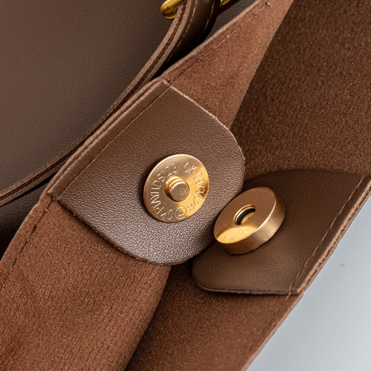 Vegan leather shoulder tote bag
