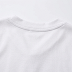 Casual V neck tee with rolled cuffs