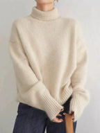 Cashmere turtleneck sweater
