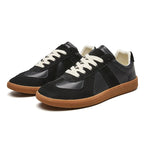 Retro Suede Leather Panel Sneakers
