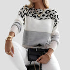 Leopard Print Women's Sweater