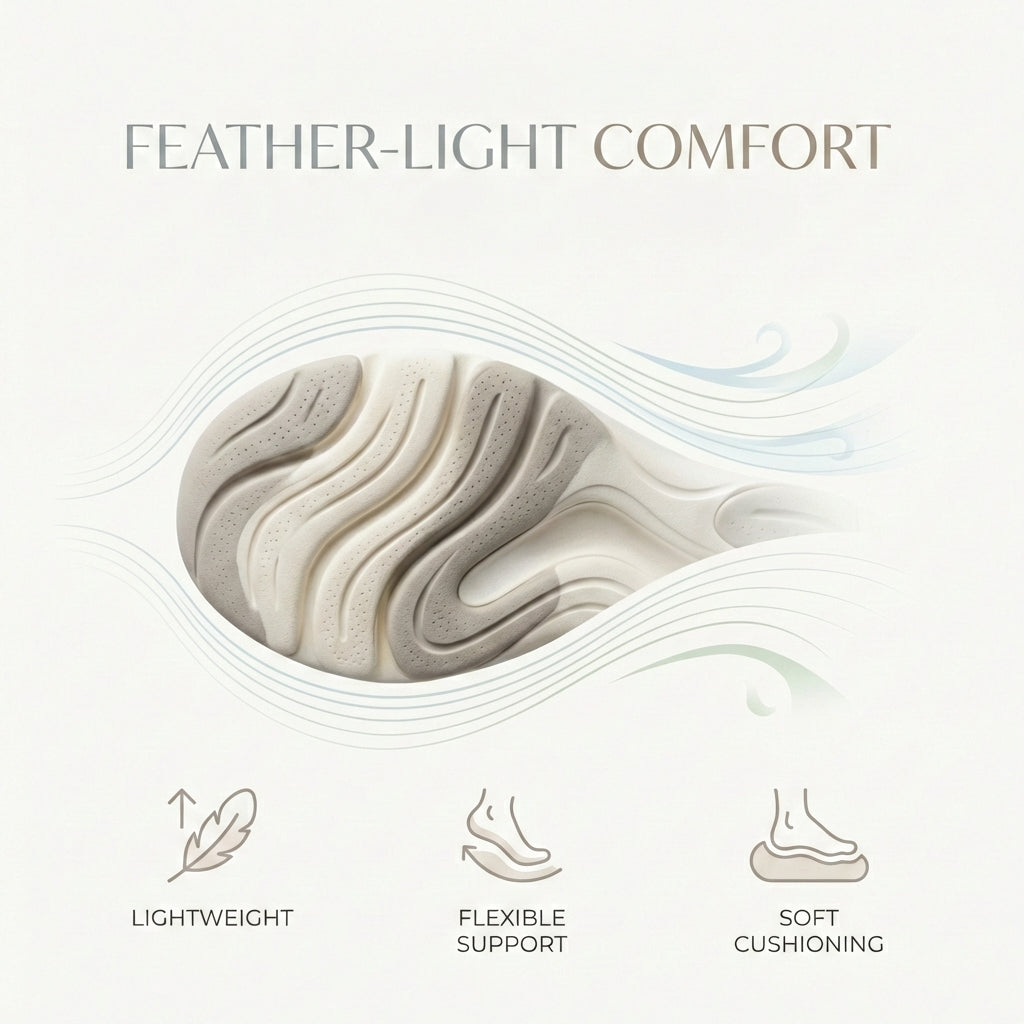 Lightweight slip-on sneakers