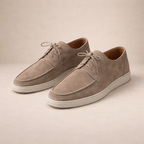 Men's lace-up loafers featuring a classic design, perfect for both formal and casual occasions, showcasing premium materials and superior craftsmanship. 0