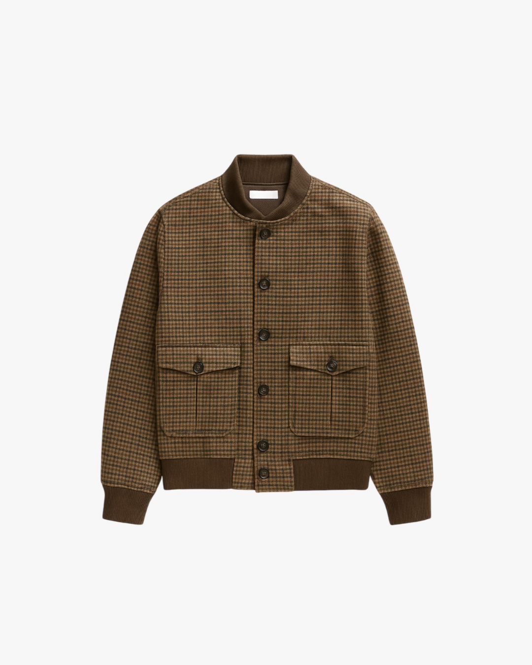 Men's Plaid Jacket in Wool Blend