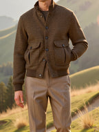 Men's Plaid Jacket in Wool Blend