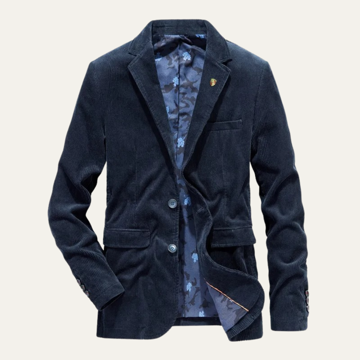 Vintage tailored blazer with elbow patches