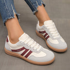 Lightweight slip-on sneakers in red