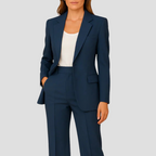Modern Women's Suit Set – Tailored Blazer and Slim Trousers