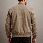 Men's casual suede jacket