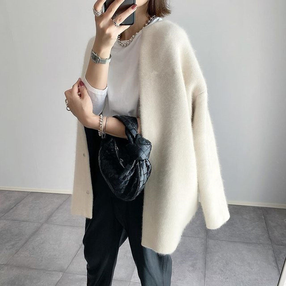 Long Cashmere Cardigan