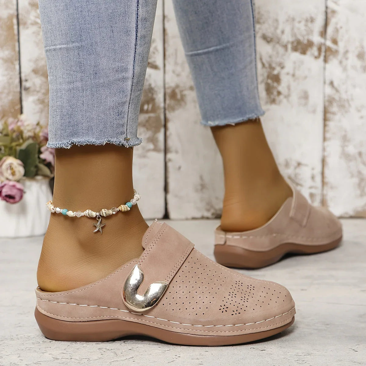 Women's Slip-On Slippers Soft Insole
