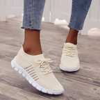 Orthopedic sneakers featuring a breathable mesh upper and advanced shock absorption technology for ultimate comfort and support during walking and activities. 0