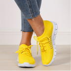 Orthopedic sneakers featuring a breathable mesh upper and advanced shock absorption technology for ultimate comfort and support during walking and activities. 8