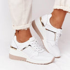 Orthopedic women's sneaker featuring arch support and cushioning for enhanced comfort and stability during daily activities. 4