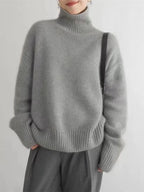 Cashmere turtleneck sweater