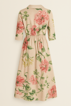 Vintage Style Lace Floral Dress
