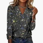 Women's Sequin Long Sleeve