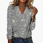 Women's Sequin Long Sleeve