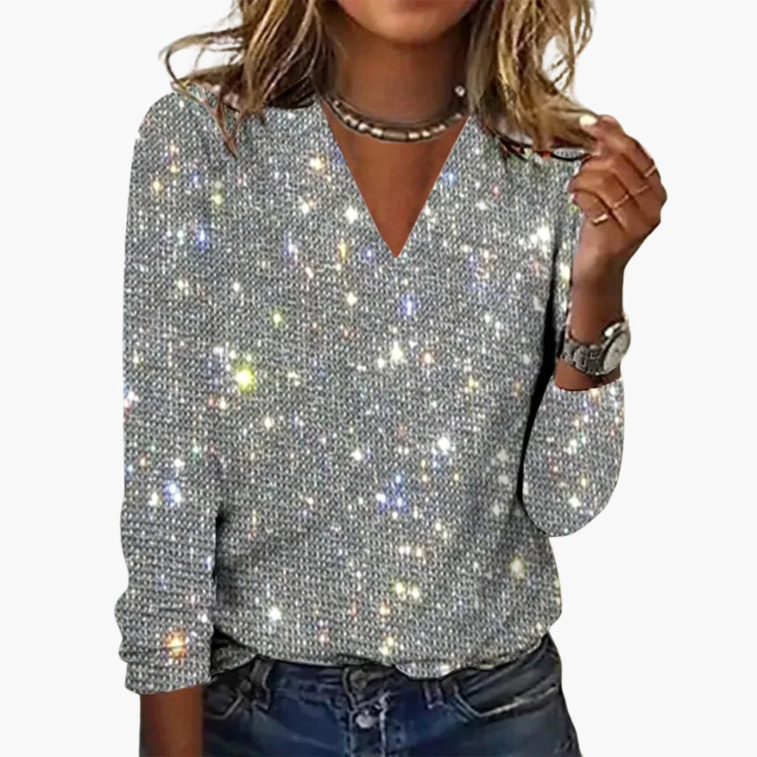 Women's Sequin Long Sleeve
