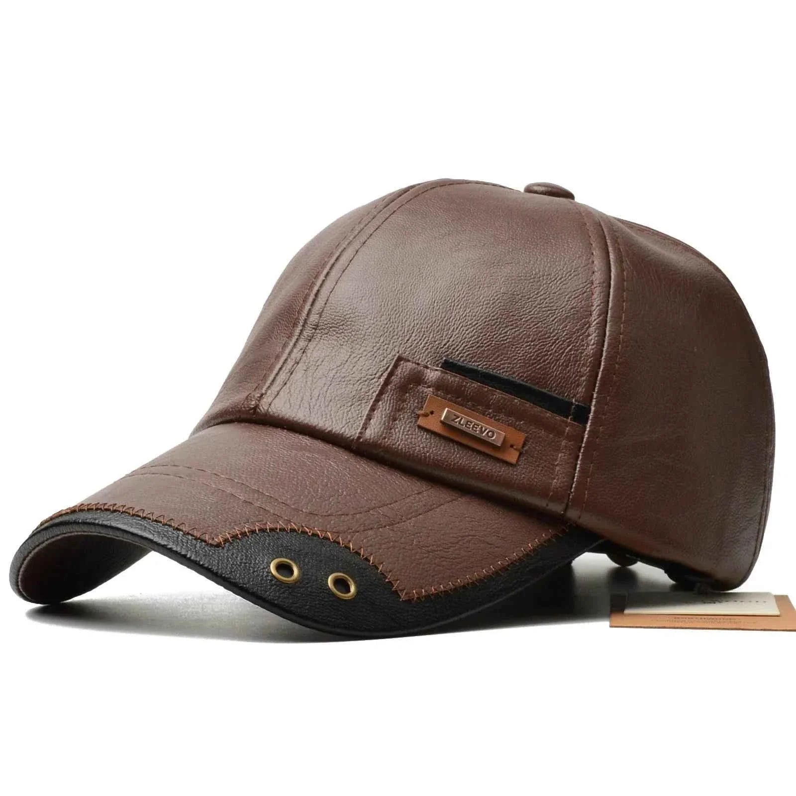Genuine Leather Cap